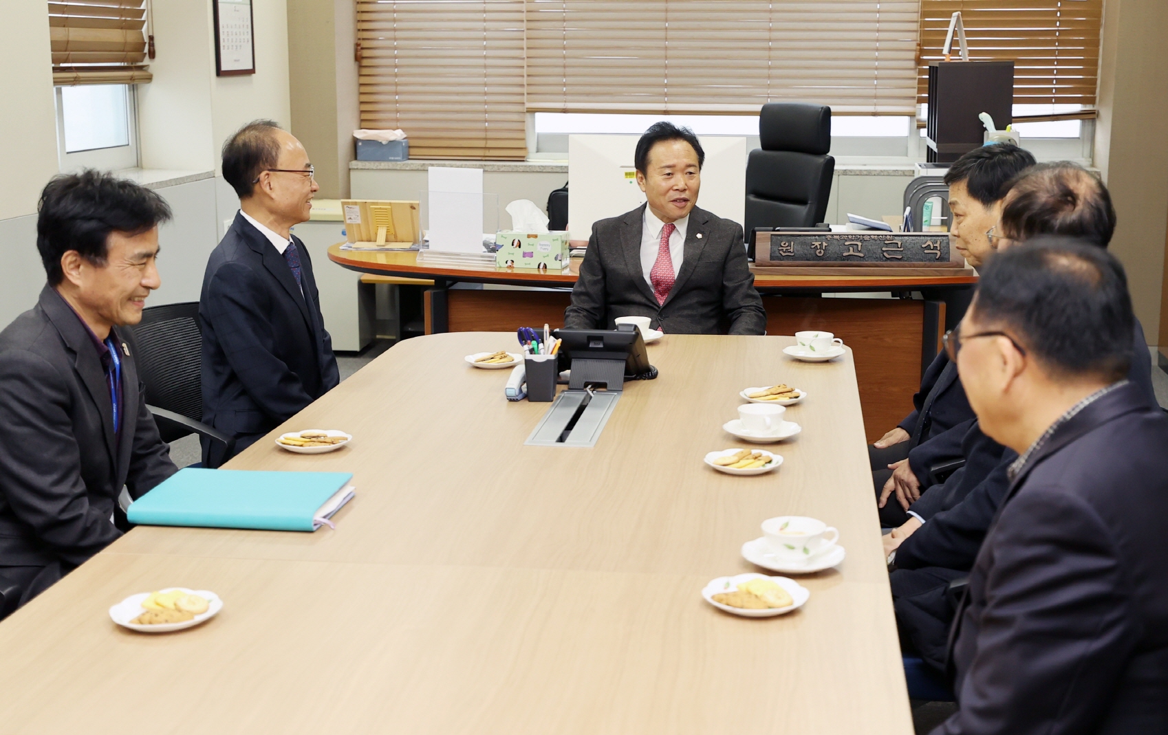 충청북도의회 의장님 방문(24.01.05.)